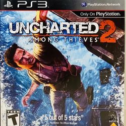 Uncharted 2 Among Thieves - Playstation 3 PS3 - Complete w/ Manual CIB