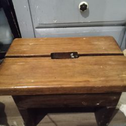 Wooden Foot Stool/ Seat