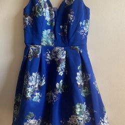Blue Cocktail Dress