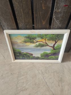 Vintage 1985 Orginal Oil Painting on Canves