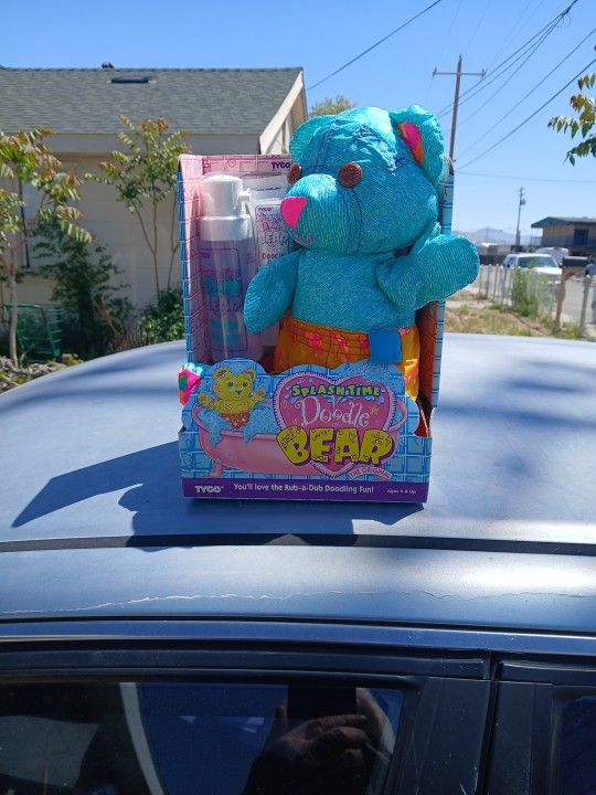 Tycoon Splash Time Doodle Bear Still In Box