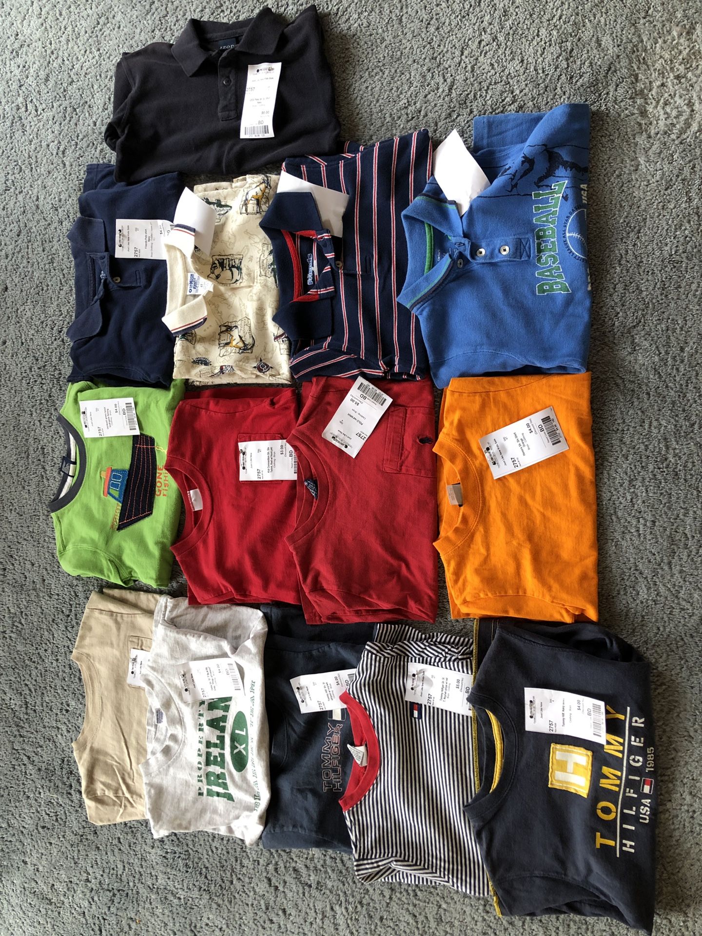 Boys Size 4 tops, shorts, pants, pjs