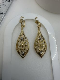 Gold plated from Brazil 18k plated earrings solid enchape laminado de Brazil Bañado 18k Alta calidad