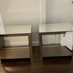 Mirrored Nightstands 
