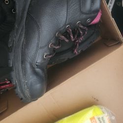 Work Boots + Safety Vest + Goggles