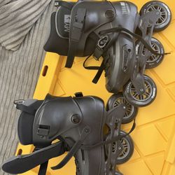 Unisex Black Powerslides Roller Blades