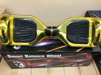 6.5 Gold Chrome Bluetooth Hoverboard