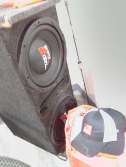 Dual Subwoofer Speaker Box Enclosure