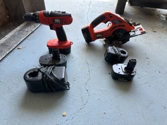Black Decker Drill and Saw