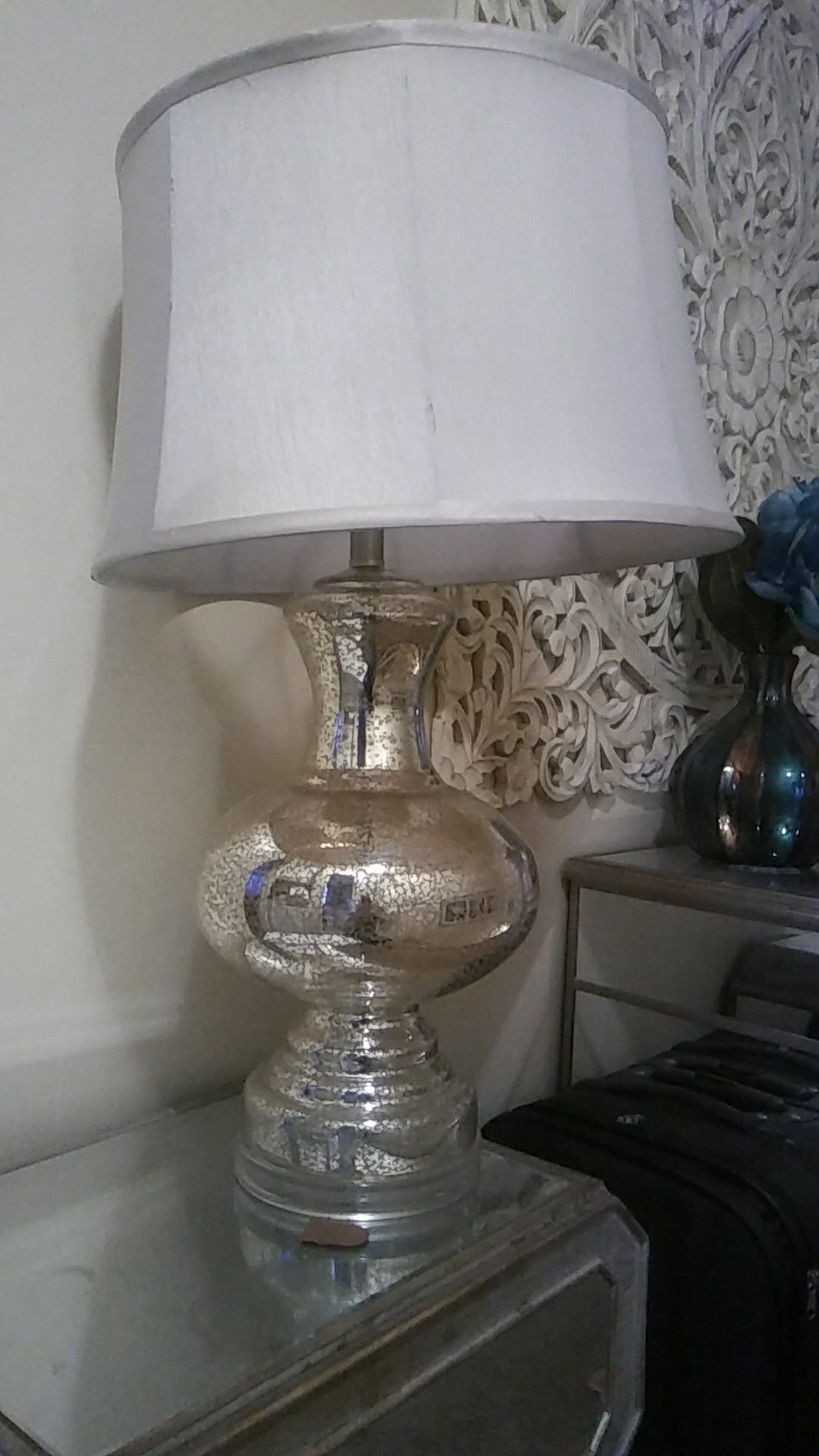 Beautiful gold lamp