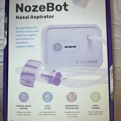 Electric Nasal Aspirator for Babies/Aspirador nasal eléctrico para bebés