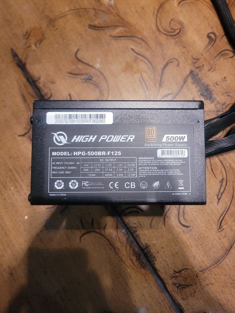 HIGH POWER 500 watt PSU