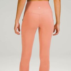 Lululemon || Align High-Rise Pant with Pockets 25" Pink Savannah, size: 4| lululemon athletica