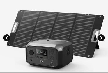 Ampace 300w Power Station With100w Solar Panel 