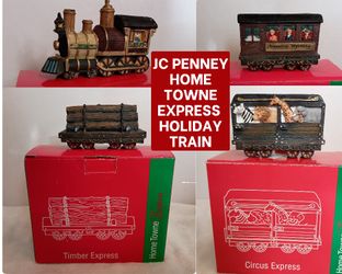 JC penney Christmas Xmas Train