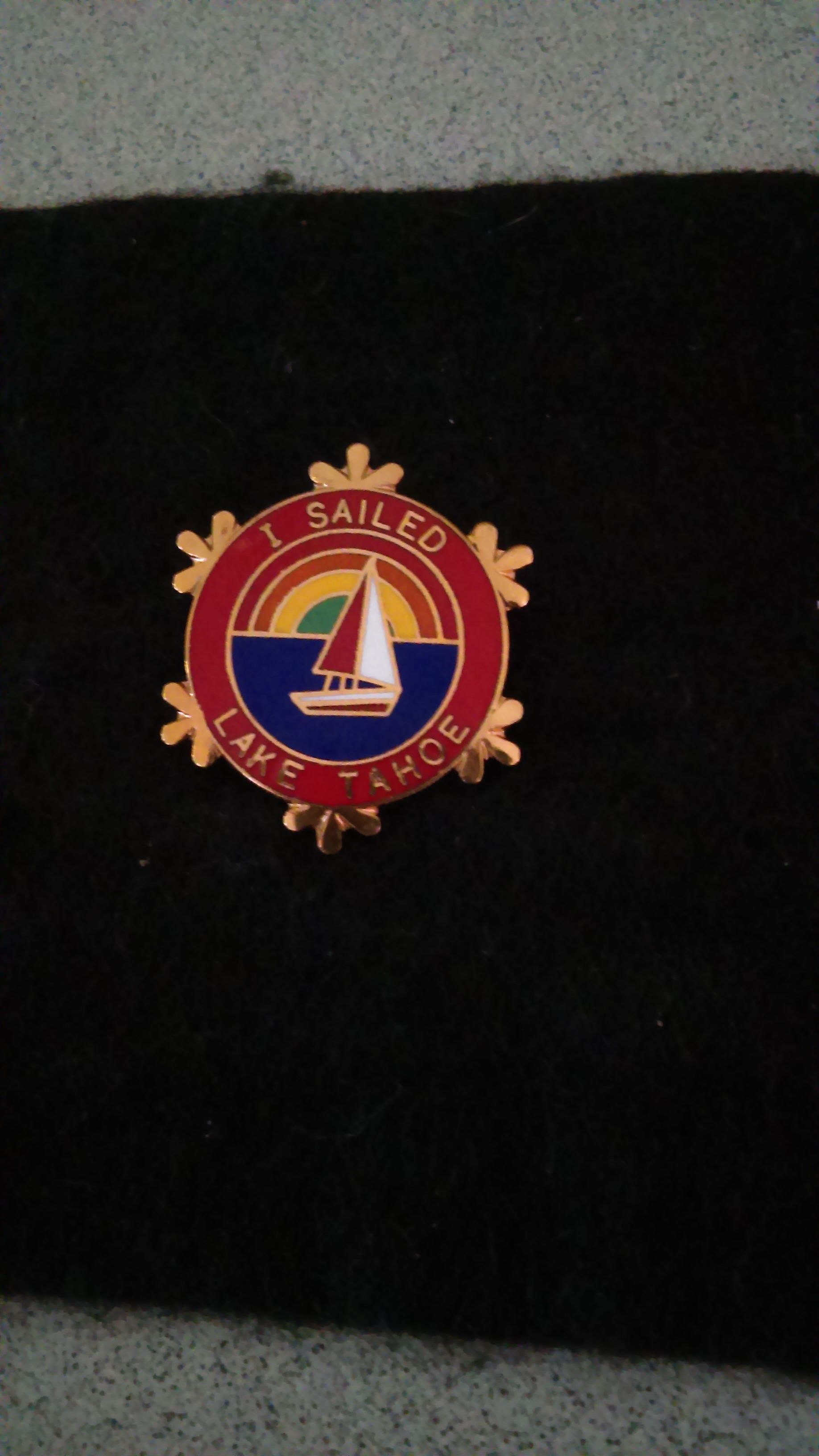 I SAILED LAKE TAHOE PIN