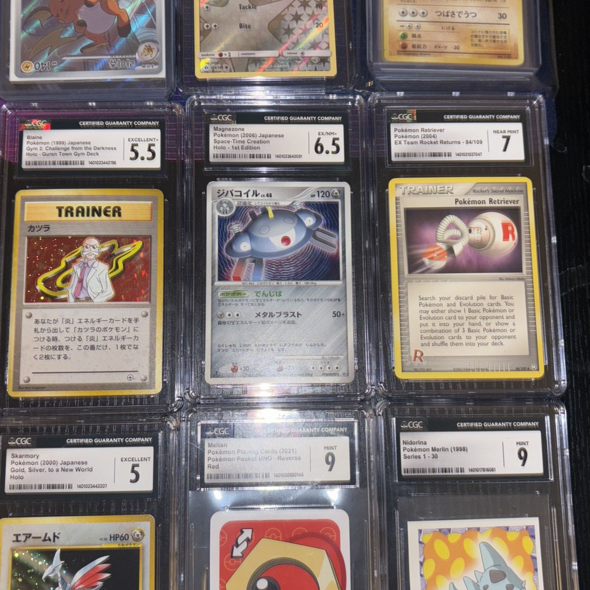 VINTAGE-Pokemon Collectors Collection!!Slabs!