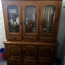 Wooden China Cabinet 