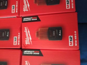 Milwaukee m12 batteries 3.0ah ####NEW####