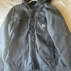 Carhartt Men's Duck Sherpa-Lined Utility Jacket