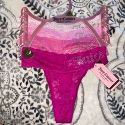Juicy couture thong lace