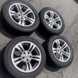 4 — 235/55r17 5x120 5x4.72 Stock BMW X3 X5 X1 Wheels Rims Tires!