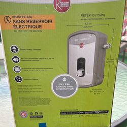 Tankles Water Heater New 