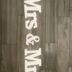 MR & MRS Sign New