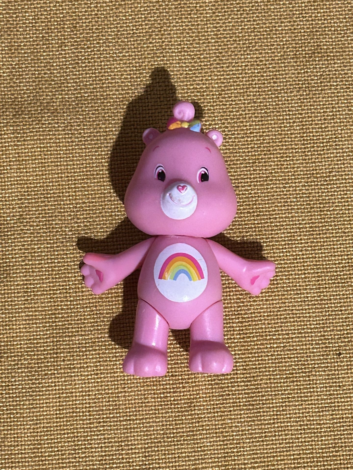 Cheer Bear Carebear Pink Rainbow Figure
