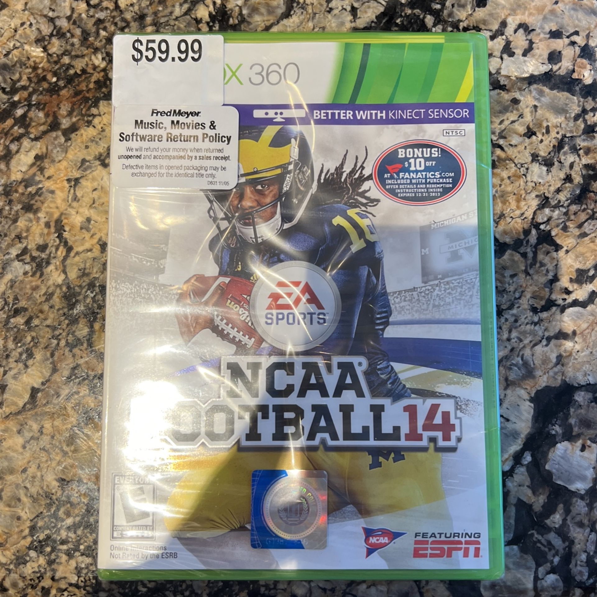 NCAA FOOTBALL 14 Video Game Xbox 360