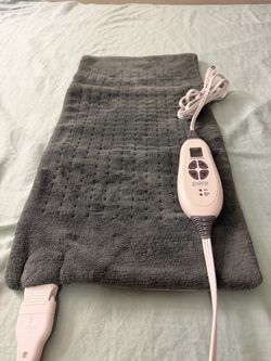 Pure Enrichment PureRelief XL Heating Pad PEHPAD24 Charcoal Gray New No Box Open