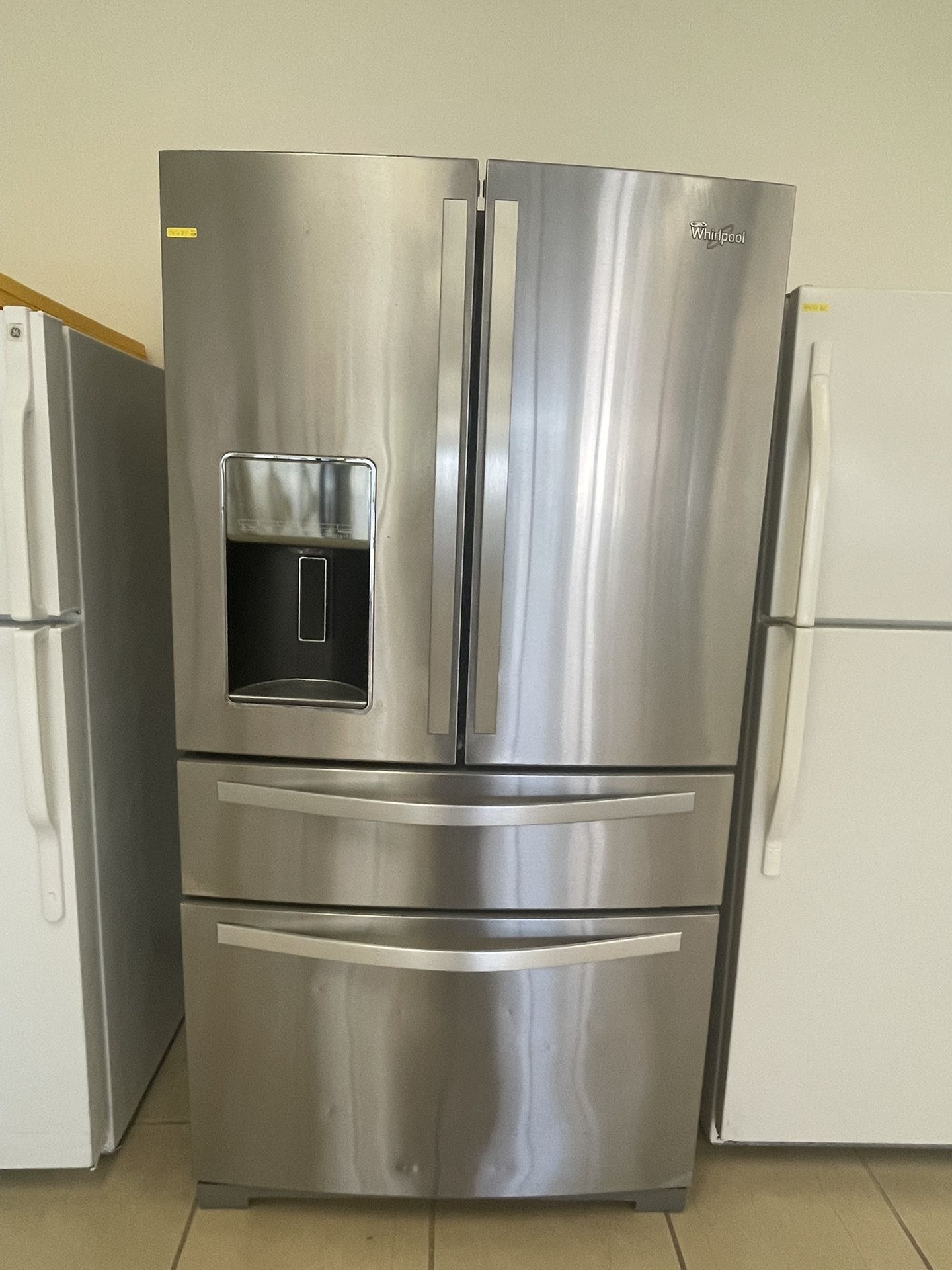 WHIRLPOOL FRENCH DOOR FRIDGE STAINLESS STEEL