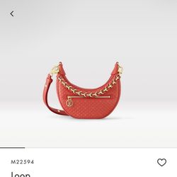 Louis Vuitton Red Loop Purse