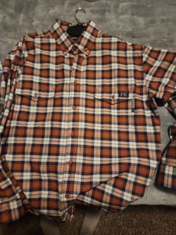 Wolverine FR Plaid Flannel Work Shirt