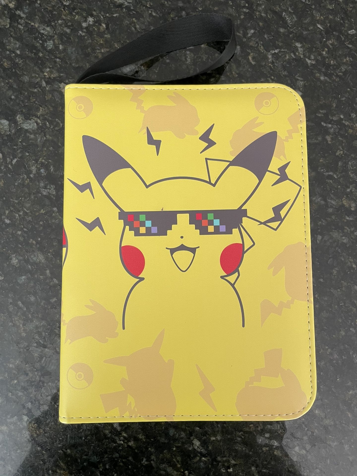 Pokemon Pikachu Card 4-Pocket Binder with 104 Pokemon Cards