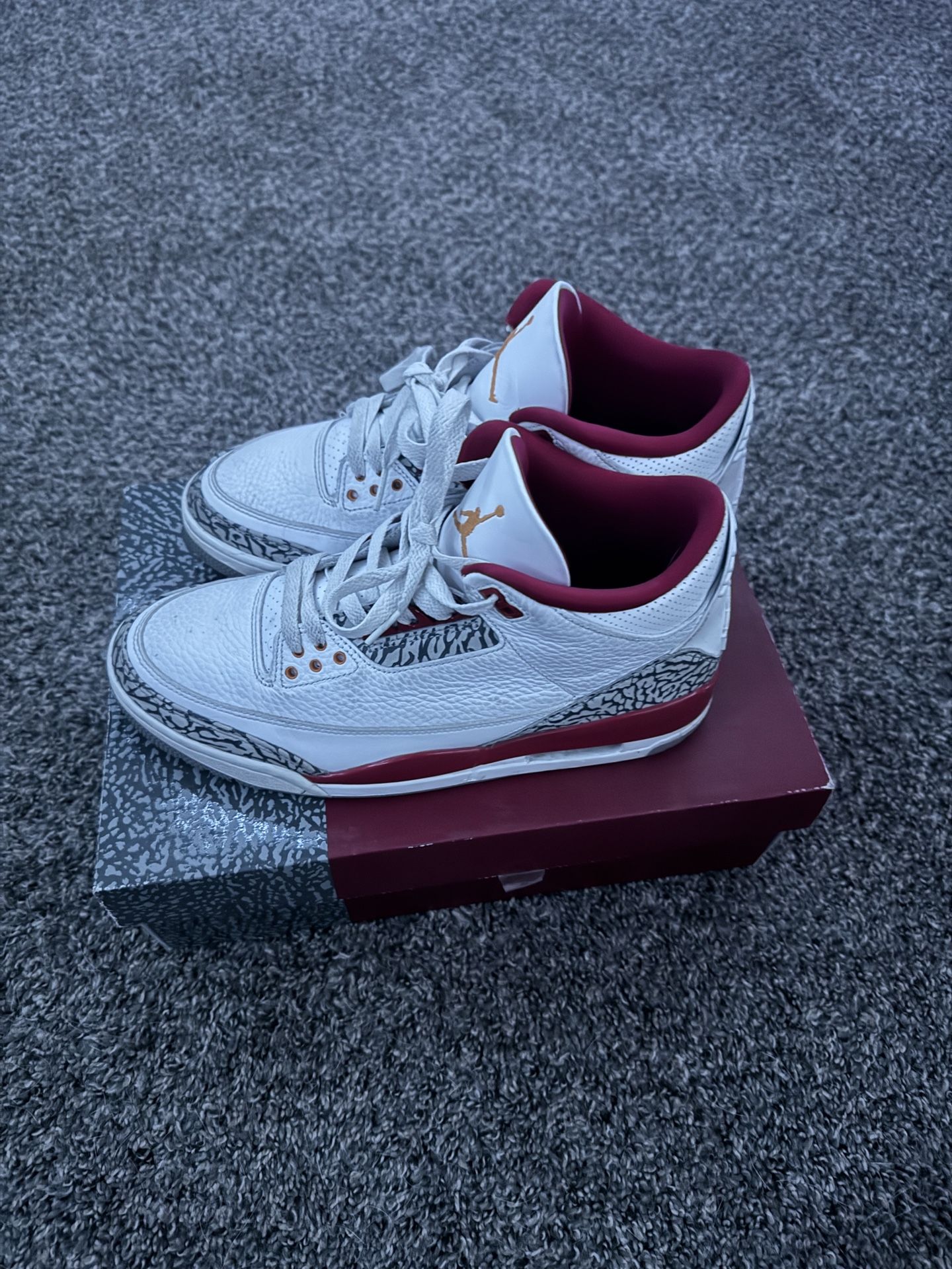 Jordan 3 Cardinal Red