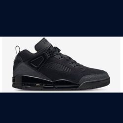 Solid Black Jordan Spizikes Size 11