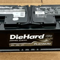 NEW Diehard H8-AGM Platinum Battery