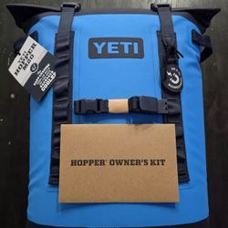 New YETI Hopper M20 Soft Backpack Cooler Big Wave Blue Model HOPPBPM20SUB