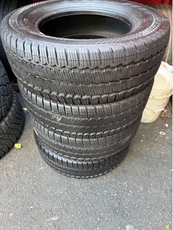 4 tires 235-65-16 continental good condition $240 all four mounted and balanced