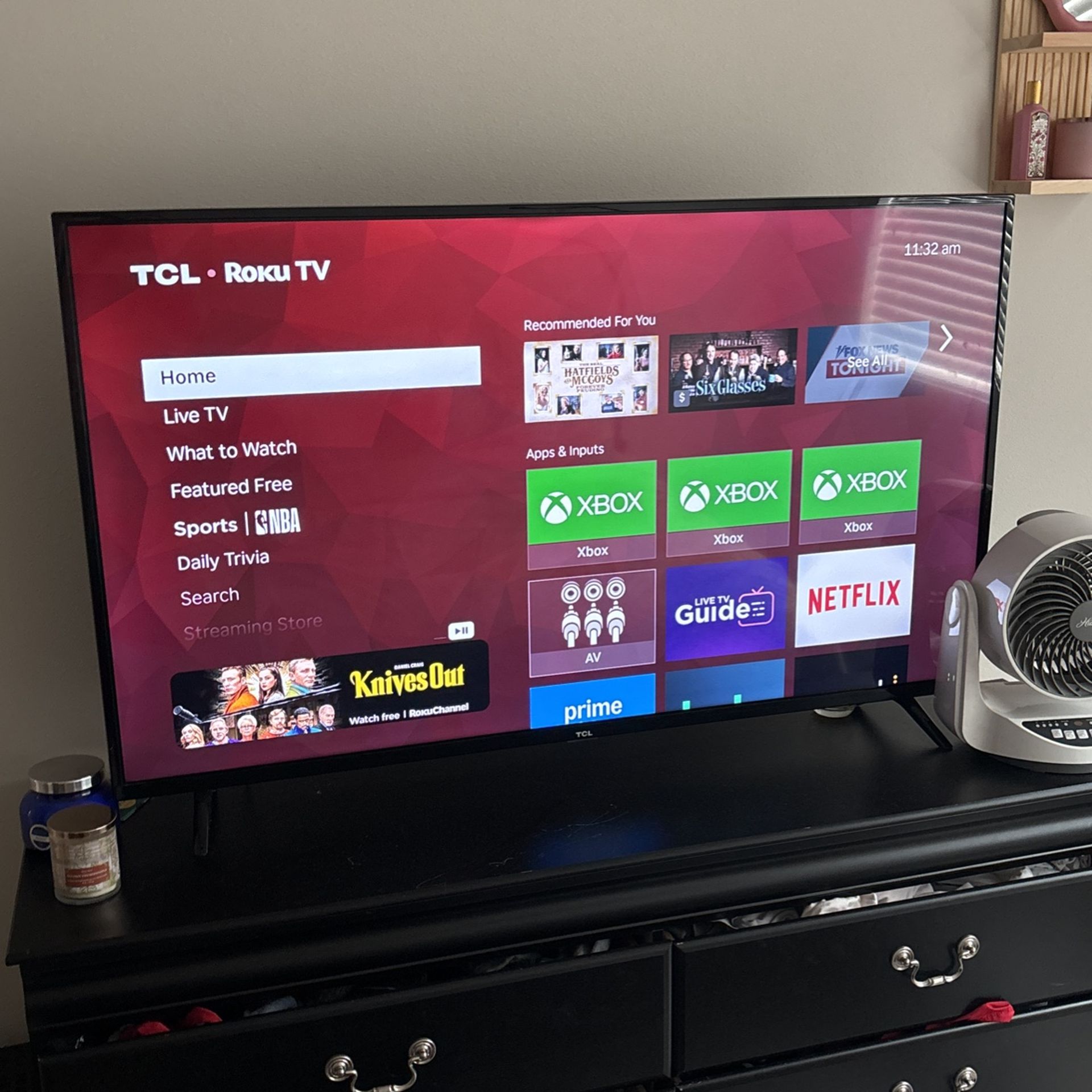 TCL 55” Tv