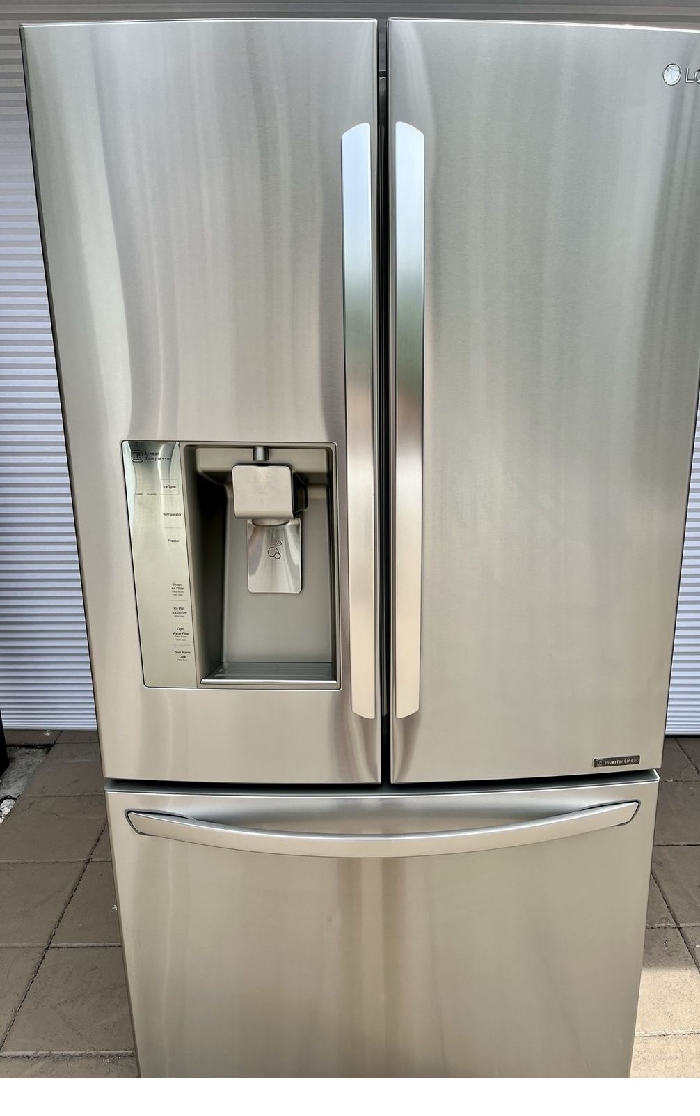 LG French Door Refrigerator, Stainless Steel 2 months warranty delivery dade and broward