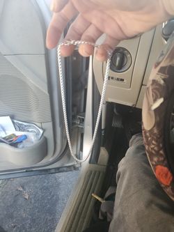 Rope Silver Chain Necklace