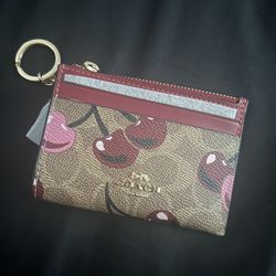 coach id card holder wallet