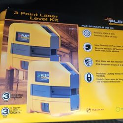 PLS 3 Point Laser Level Kit