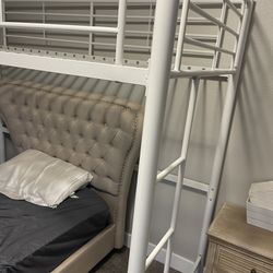 Loft bed frame