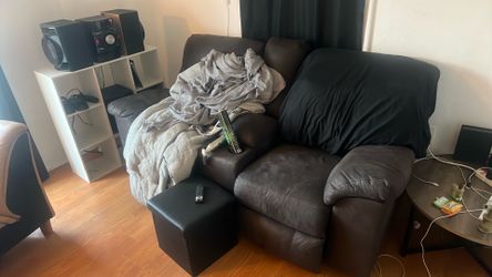 Reclining double seat