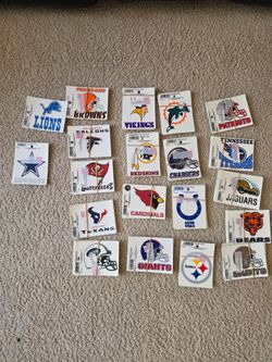 NFL TEAM decals