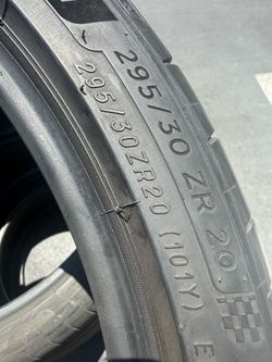 295/30/20 Michelin Pilot Sport 4s (2 Tires) $60.00/ Each