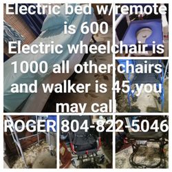 Electric Hospital Bed.with Massage Vibrationand Wheelchair Electric